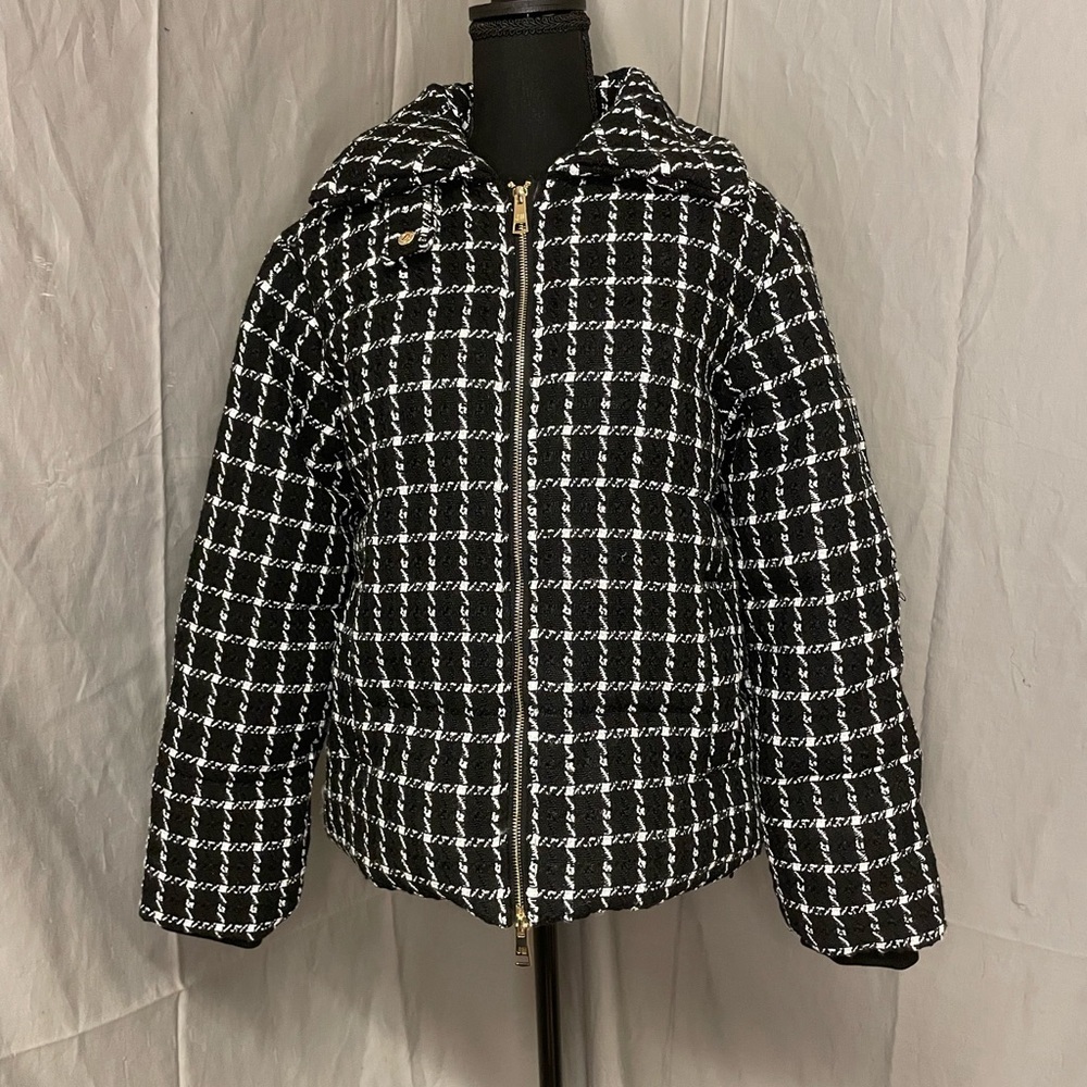 NWT Jason Wu Black and White Puffer Jacket - Picture 2 of 12